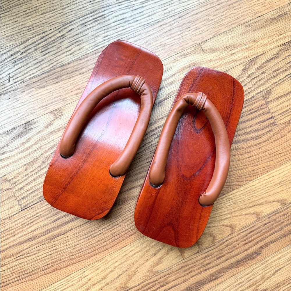 Wooden Handled Sandals